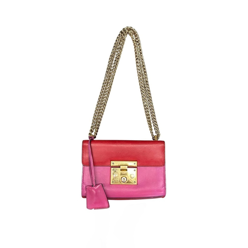 Gucci Red and Pink Crossbody Bag